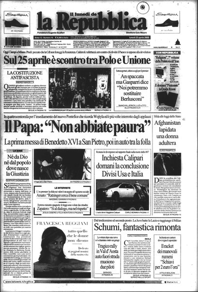 Il lunedì de La repubblica